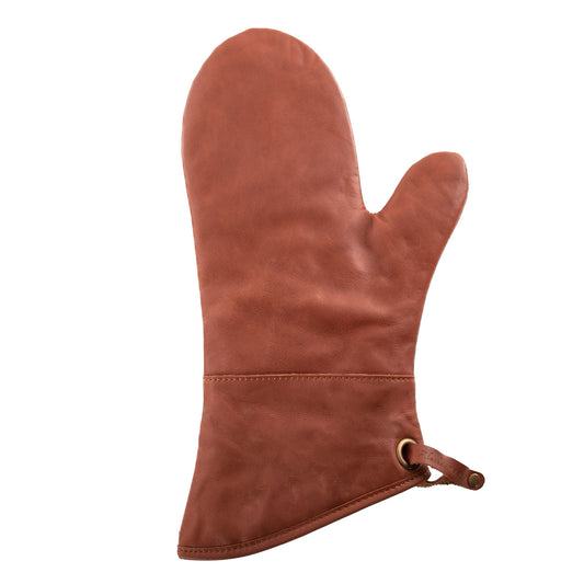 Ofen und Grillhandschuh BBQ Handschuh grillen Holzofen Handschuh Leder Ofenhandschuh Grillleder Handschuh