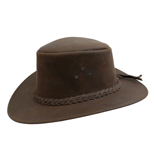 Lederhut Wanderhut Cowboyhut Strandhut Anglerhut Trekkinghut Outdoor Outbackers Allwetter Cowboy Lederhut Damenlederhut Herrenlederhut Kinderlederhut