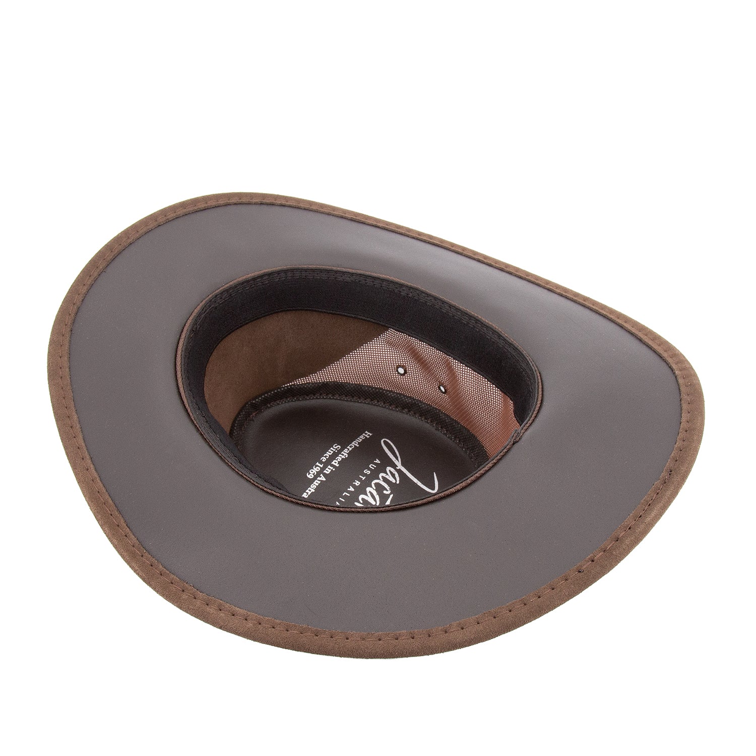 Australischer Wildlederhut Outdoorhut Rangerhut Jacaru Wanderhut geflochtenes Hutband Summer Breeze Sonnenschutz Anglerhut Outbacker 