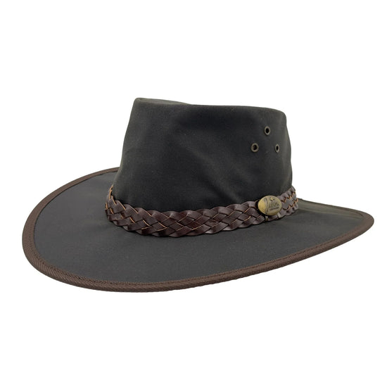 Lederhut Cowboyhut Jacaru 
Sonnenschutzhut australischer Outbacker Hut geölter Baumwollhut
Travellerhut Freizeithut knautschbarer Hut Reiterhut Wanderhut 