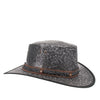 Lederhut Australischer Lederhut Cowboyhut knautschbarer Hut Jacaru 
Kängurulederhut Travellerhut 
stonewash Känguruleder Cowboyhut 