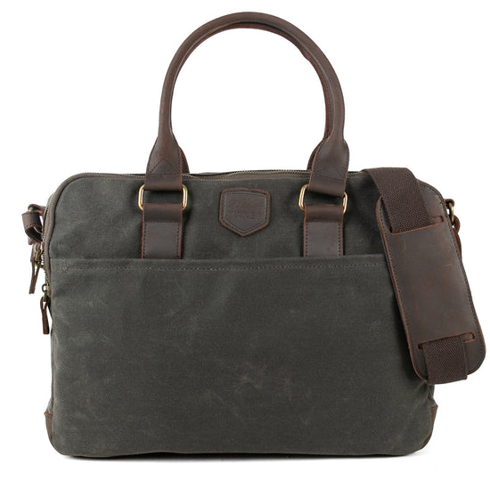 Waxed Cotton, Umhängetasche, Schultertasche, Laptoptaschen, Laptoptasche, Laptop Tasche, Herren Laptoptasche, Damen Laptoptasche, gewachste Tasche, Dokumententasche, Computertasche, Arbeitstasche, Anchorage, Aktentasche