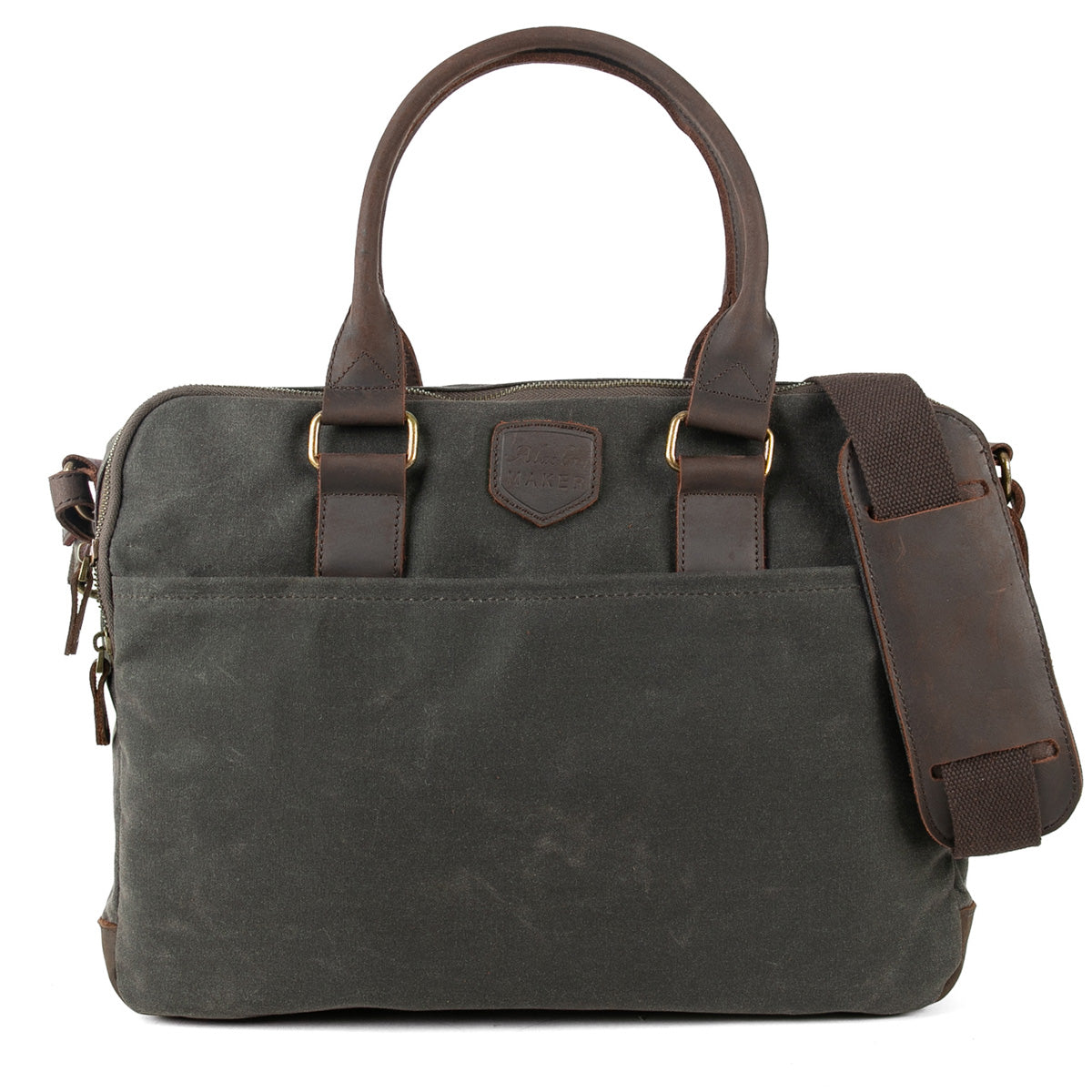 #Canvas #Gewachst #Leder #Laptoptasche #Vintage #Reisetasche #Wasserfest #Robust #Handgepäck #Tasche #15Zoll