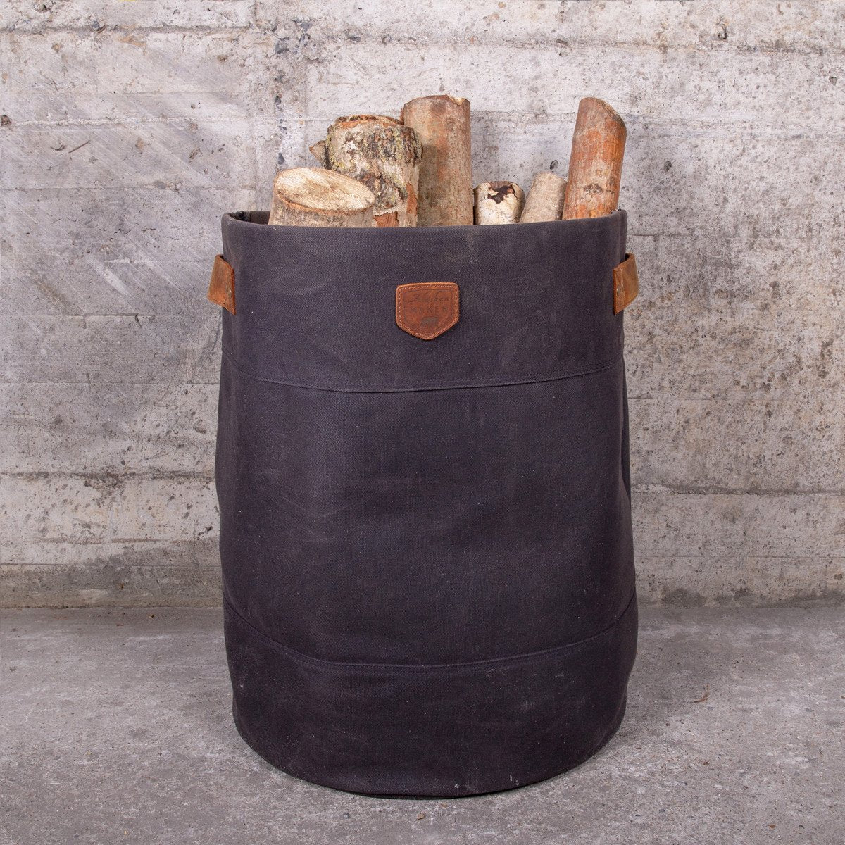 Aufbewahrungskorb Holz Korb Holztasche Aufbewahrungs Tasche Aufbewahrungskorb für alles Großer aufbewahrungskorb aufbewahrungstasche Aufbewahrungs Tasche aus Gewachstem Canvas 