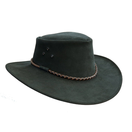 Allwetter Cowboy Lederhut für Kinder
Wind und Wetterhut  Wildlederhut Wanderhut Strandhut Sonnenhut 