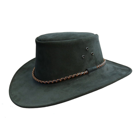 Allwetter Cowboy Lederhut für Kinder
Wind und Wetterhut  Wildlederhut Wanderhut Strandhut Sonnenhut 