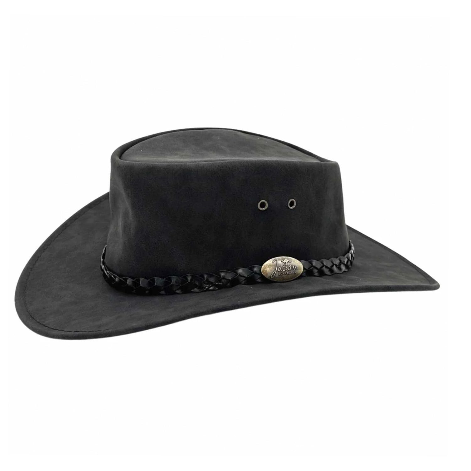 Australischer Hut  Hut aus veganem Leder 
wasserabweisender Hut Rangerhut 
Cowboyhut Wanderhut 