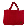 Schultertasche Schultasche Tasche mit Strick Umhängetasche Einkaufstasche Markttasche Shopper 