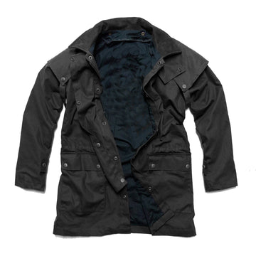 Oilskin jacke oilskin Mantel Gewachste Baumwolle Outdoorjacken Outdoormantel Reiterjacke Reitermantel Regenjacke Regenmantel Longrider Wachsjacken Wachsmantel Jagdjacke Jagdmantel Drover jacken Dorver mantel Winterjacken Wintermantel Winterjacke 