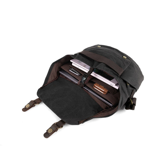 #Messenger #Canvas #Gewachst #Rucksack #Vintage #Wasserfest #Reise #Fahrrad #Robust #19Liter #Tasche