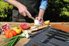 CHEF Messerrolltasche aus gewachstem Canvas – für bis zu 9 Messer, wasserabweisend & stilvoll