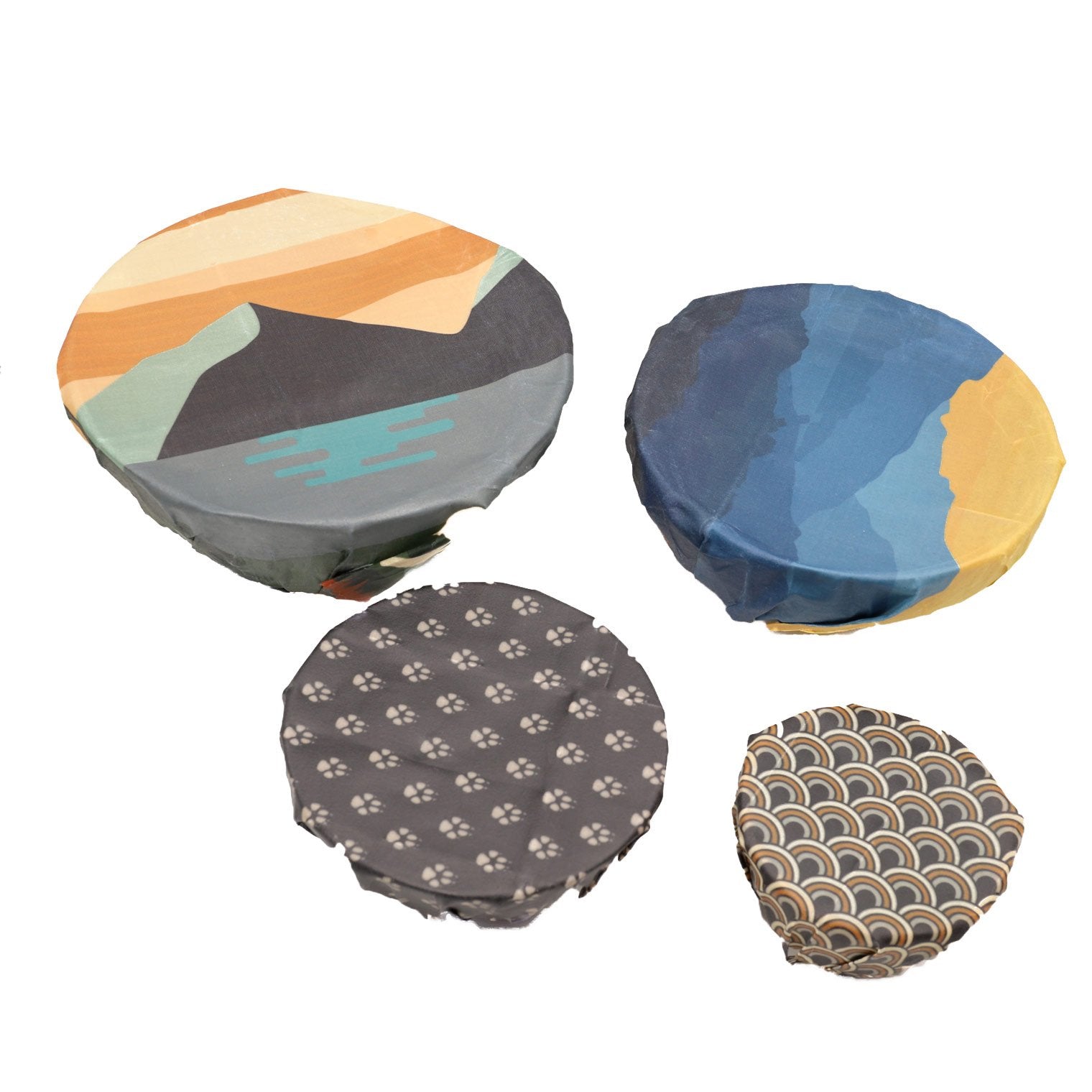 Bienenwachstuch Wachstuch Wachstücher wieder verwendbare Bienenwachstücher zum verschließen von Lebensmitteln