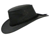 Kinder Cowboy Lederhut Allwetter – UPF 50+, Kinnband inklusive | Sonderposten (Größe S 53–54 cm)