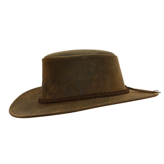 Allwetter Cowboy Lederhut für Kinder
Wind und Wetterhut  Wildlederhut Wanderhut Strandhut Sonnenhut 