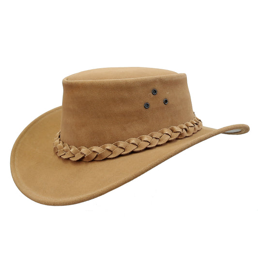 Allwetter Cowboy Lederhut für Kinder
Wind und Wetterhut  Wildlederhut Wanderhut Strandhut Sonnenhut 