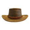 Allwetter Cowboy Lederhut für Kinder
Wind und Wetterhut  Wildlederhut Wanderhut Strandhut Sonnenhut 
