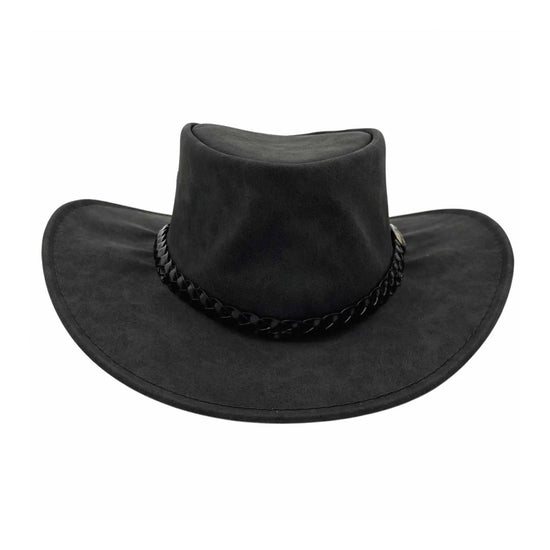 Australischer Hut  Hut aus veganem Leder 
wasserabweisender Hut Rangerhut 
Cowboyhut Wanderhut 
