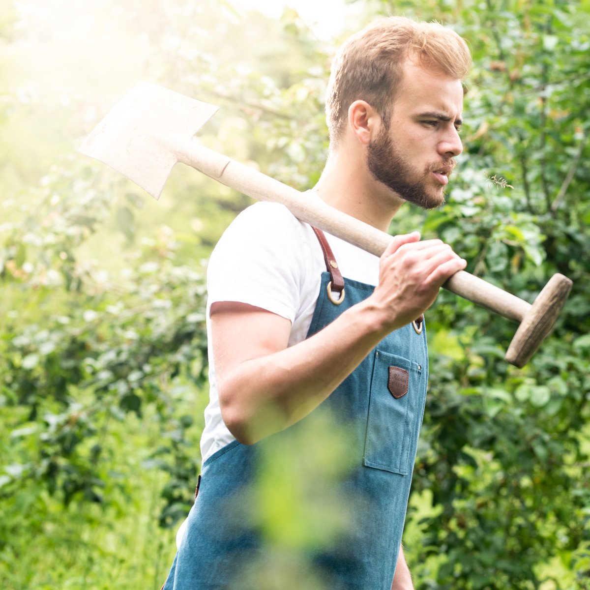 Kochschürze Gartenschürze Lederschürze Feuerfeste Schürze 
Schmiedeschürze Küche Garten Keller 