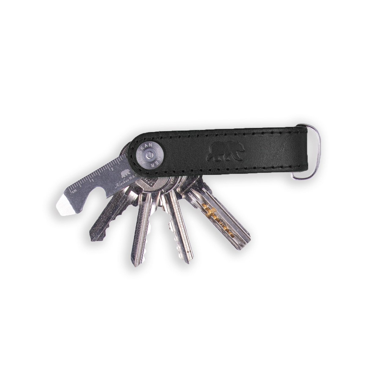 Schlüsselanhänger Loop Schlüsselanhänger Schlüsselhalter Leder Schlüssel Halter 