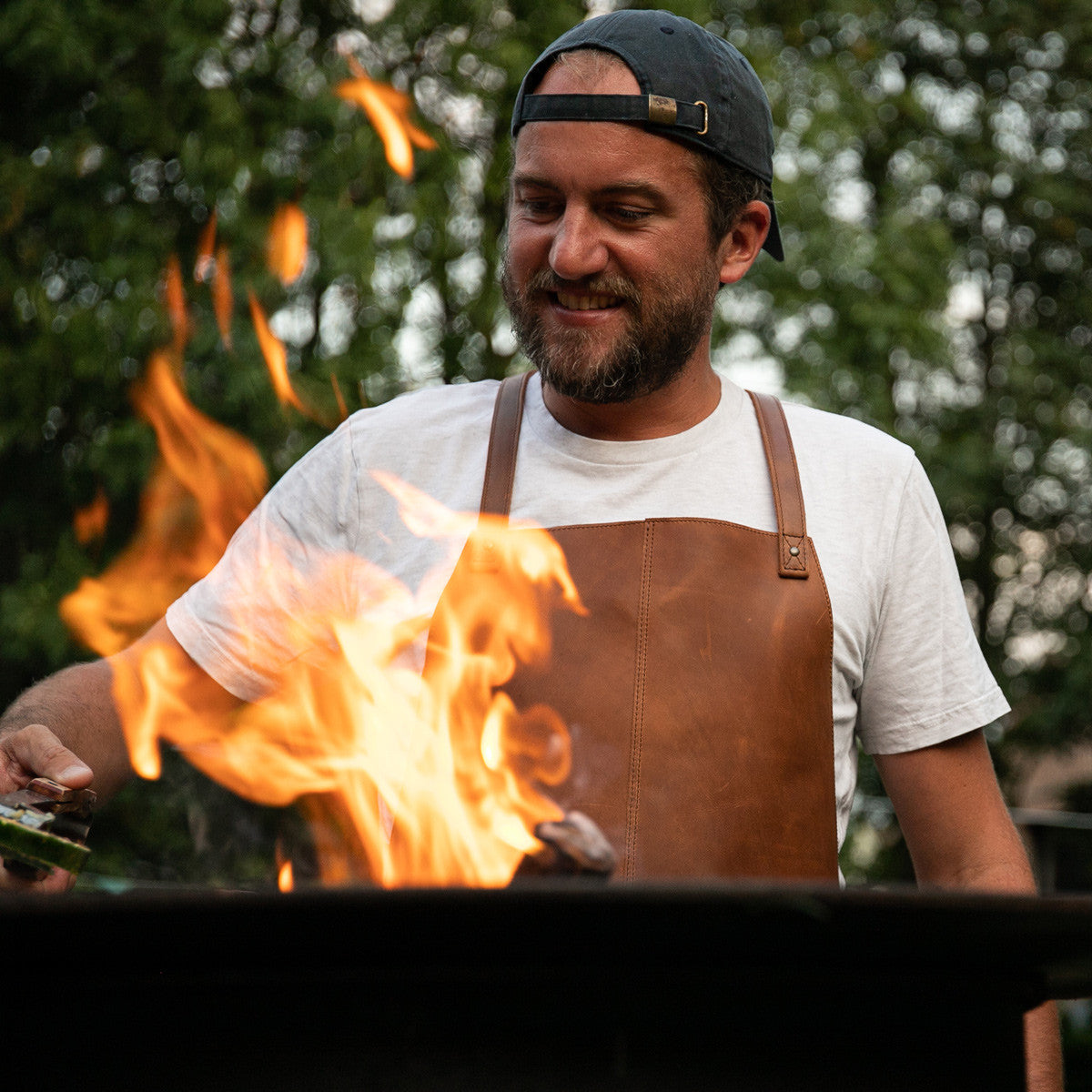 Kochschürze Gartenschürze Lederschürze Feuerfeste Schürze 
Schmiedeschürze Küche Garten Keller 