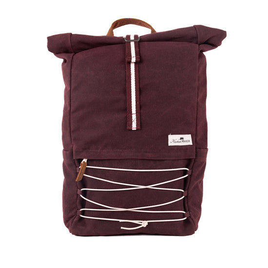#Nachhaltig #Recycelt #Canvas #Rolltop #Rucksack #Wasserfest #Vintage #Leder #15Zoll #KENAÏ #Outdoor
