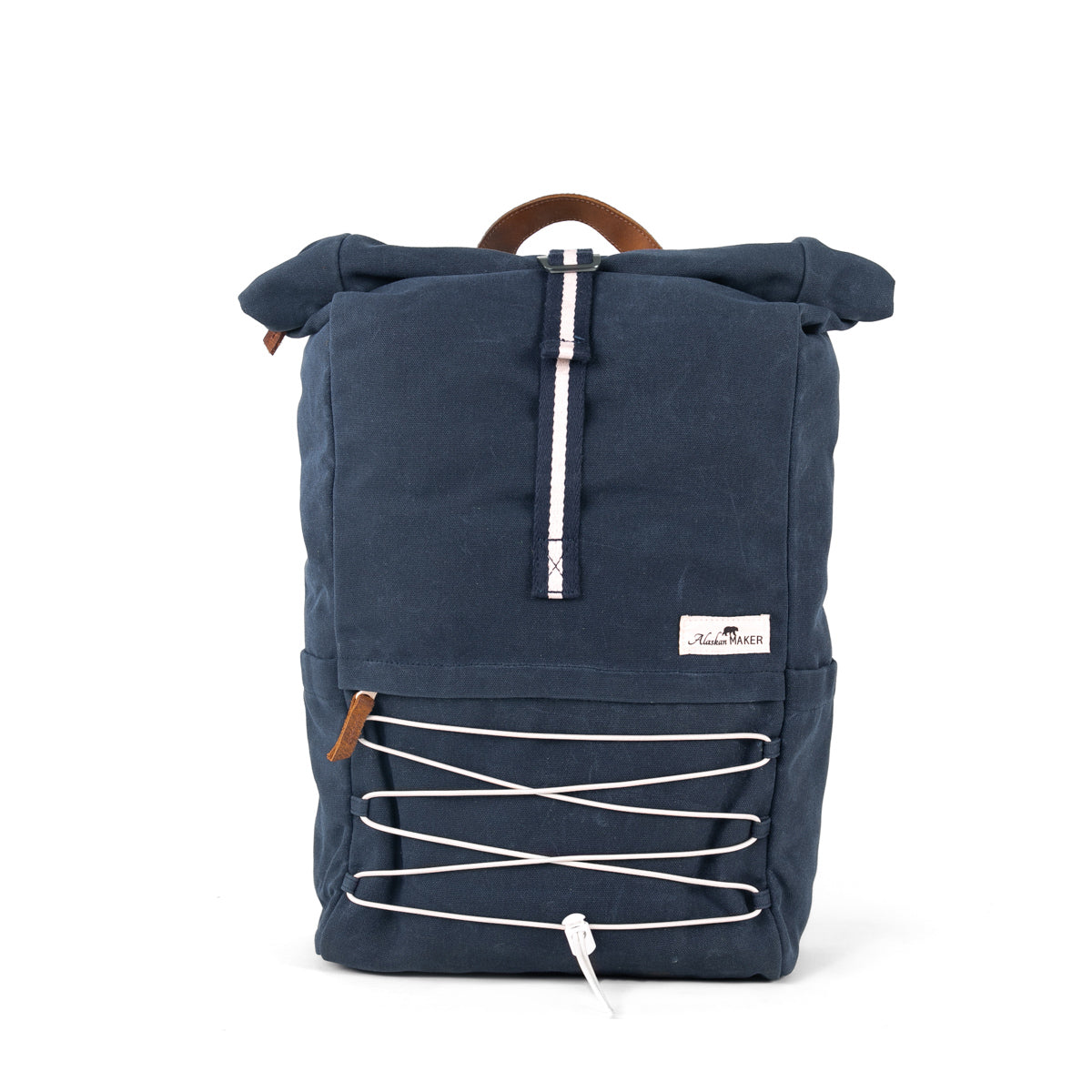 #Nachhaltig #Recycelt #Canvas #Rolltop #Rucksack #Wasserfest #Vintage #Leder #15Zoll #KENAÏ #Outdoor