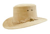Kinder Cowboy Lederhut – Allwetter Outdoor-Hut mit UPF 50+ (Größe 53–54 cm)