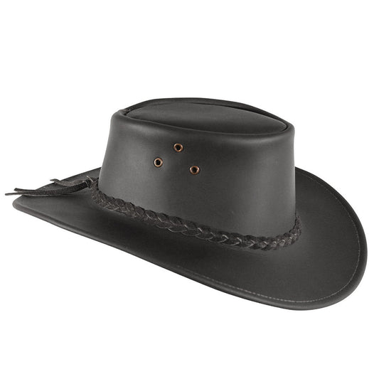 Cowboy Lederhut für Kinder Wanderhut Cowboyhut Sonnenhut Strandhut Karnevalshut wetterabweisender Hut 