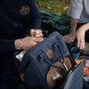 Kühltaschen-Rucksack für Wandern & Picknick – 17 L | Robustes Canvas & Leder