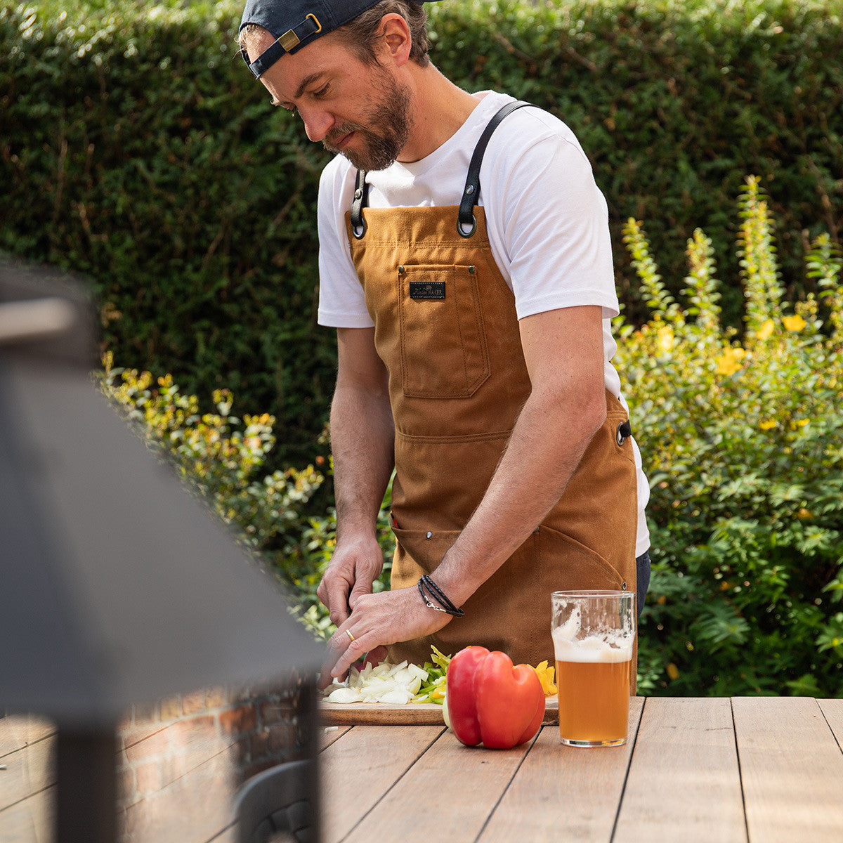 Kochschürze Gartenschürze Canvasschürze Kochen Backen 
Küche Garten Keller no 438