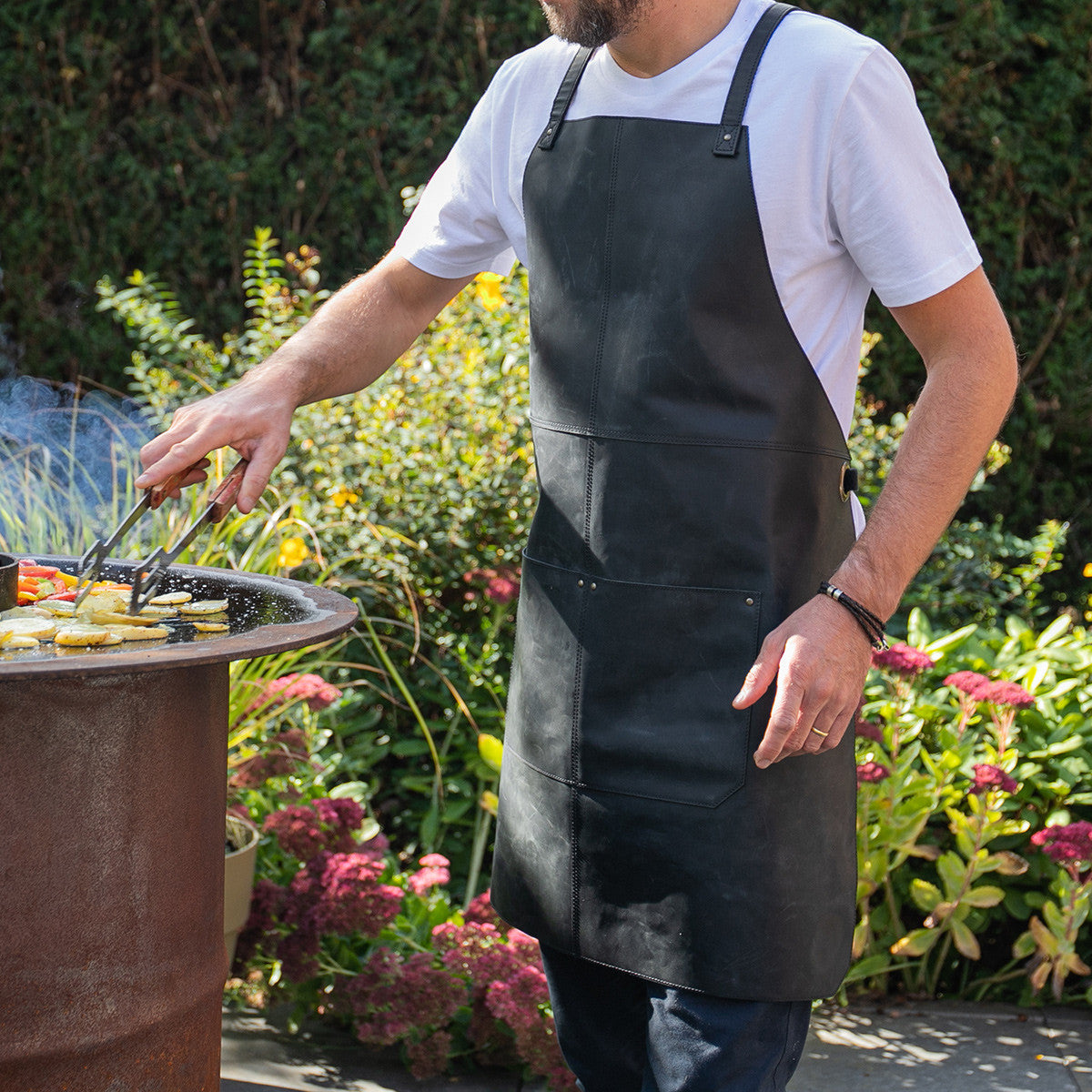 Kochschürze Gartenschürze Lederschürze Feuerfeste Schürze 
Schmiedeschürze Küche Garten Keller 
