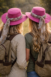 Damen Cowboyhut in Wildleder-Optik – wasserfest, kühlend, UPF 50+