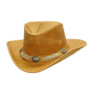 Kinder Cowboy Hut Lederhut Wanderhut Allwetterhut SONNENSCHUTZFAKTOR UPF 50+Cowboyhut Sonnenhut