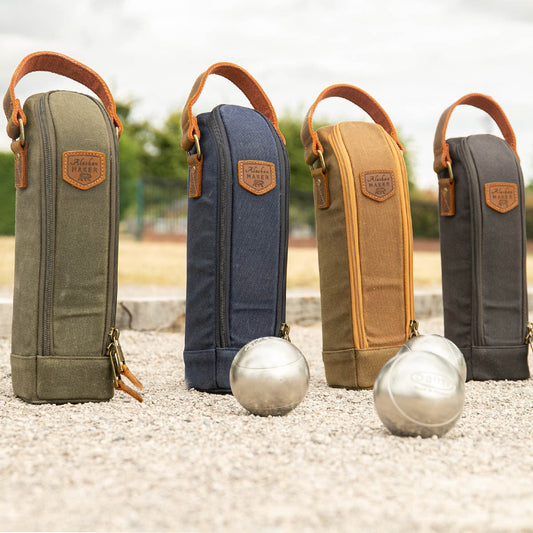 JACK Boule-Tasche aus gewachster Baumwolle & Leder – stilvoll & robust