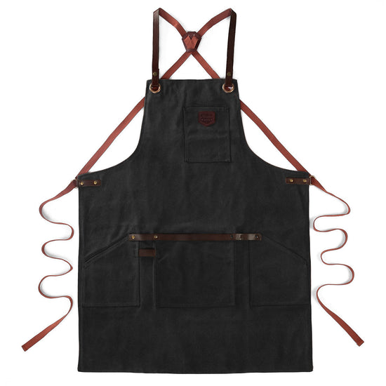 #Lederschürze #Canvas #Vollnarbenleder #Gewachst #Handwerk #Wasserabweisend #Schürze #Grillschürze #Werkstatt #Unisex #Langlebig