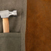 Mechanic Werkzeugrolle – robuster Tool Roll aus gewachstem Canvas & Leder