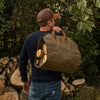 Aufbewahrungskorb Holz Korb Holztasche Aufbewahrungs Tasche Aufbewahrungskorb für alles Großer aufbewahrungskorb aufbewahrungstasche Aufbewahrungs Tasche aus Gewachstem Canvas 