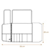 Mechanic Werkzeugrolle – robuster Tool Roll aus gewachstem Canvas & Leder