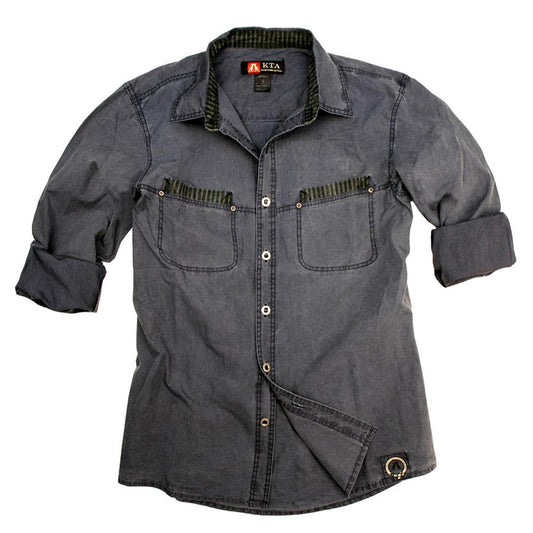 Leichte Damenbluse Freizeitbluse Freizeithemd Westernhemd Westernbluse Safaribluse 