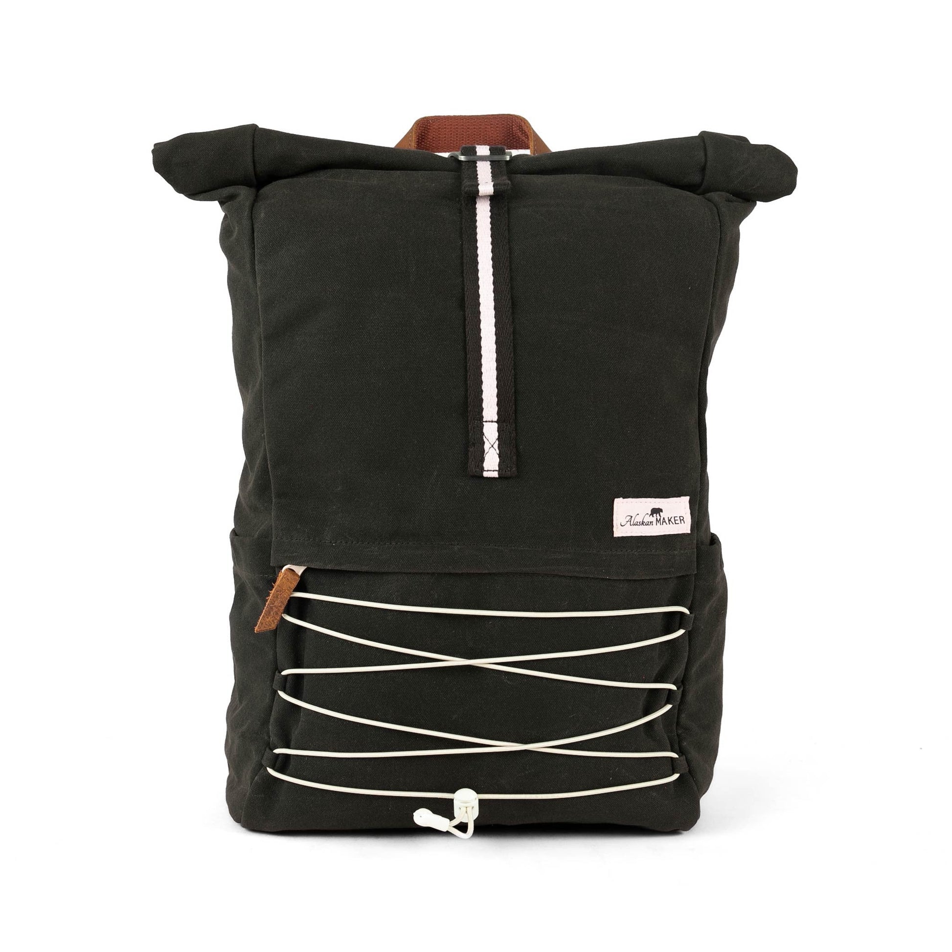 #Nachhaltig #Recycelt #Canvas #Rolltop #Rucksack #Wasserfest #Vintage #Leder #15Zoll #KENAÏ #Outdoor