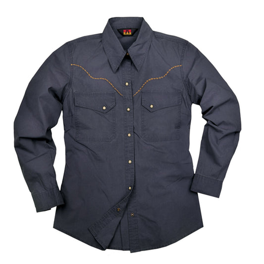 Leichte Damenbluse Freizeitbluse Freizeithemd Westernhemd Westernbluse Safaribluse 