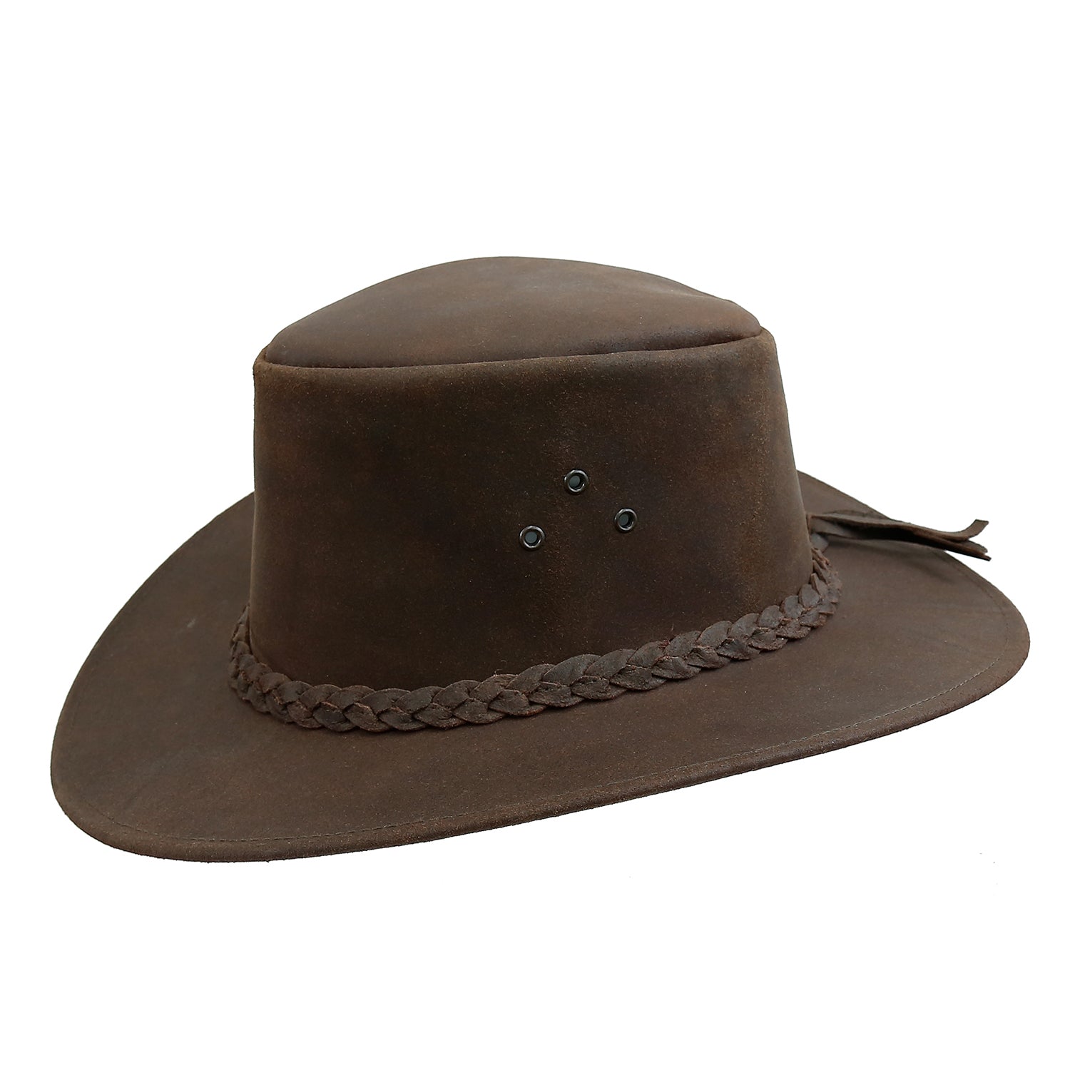 Lederhut Wanderhut Cowboyhut Strandhut Anglerhut Trekkinghut  Outdoor Outbackers Allwetter Cowboy Lederhut Damenlederhut Herrenlederhut Kinderlederhut