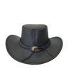 Outbacker Harry Nubukleder Hut – Schwarz & Braun
