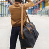 Wrangell Weekender – robuster Reisetasche aus gewachstem Canvas & Lederdetails