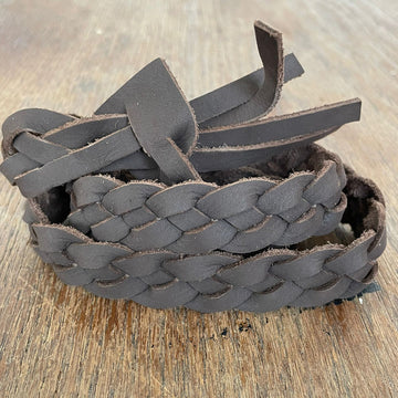 Lederarmband Lederhutband Lederbastelband Geflochtenes Lederband Geflochtenes Hutband aus leder geflochtenes Lederhutband 