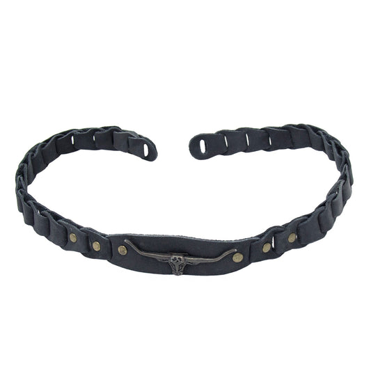 Wechselhutband Hutband aus leder mit zähnen Hutband für aussen Lederhutband 