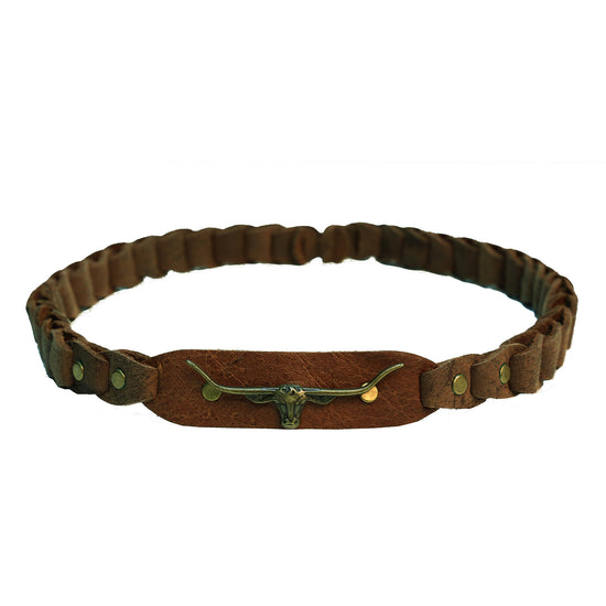 Wechselhutband Hutband aus leder mit zähnen Hutband für aussen Lederhutband 