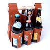 bierhandtasche bierhandtasche flaschenhalter fahrradtasche männergeschenk leder lederflaschenhalter flaschenträger flaschentasche männerhandtasche flaschenträger ferdinand und pietz 6erpack fahrradflaschenhalter