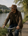 Wildlederhut – Australien | Beige & Braun in Größe XXL