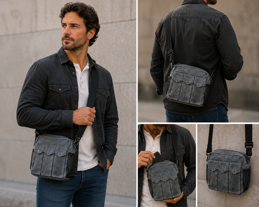 The Rubber Sling – Sling Bag im Used Look